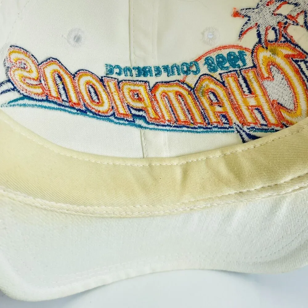 VIntage Denver Broncos 1998 AFC Champions Hat Sports Specialties Pro Line Miami